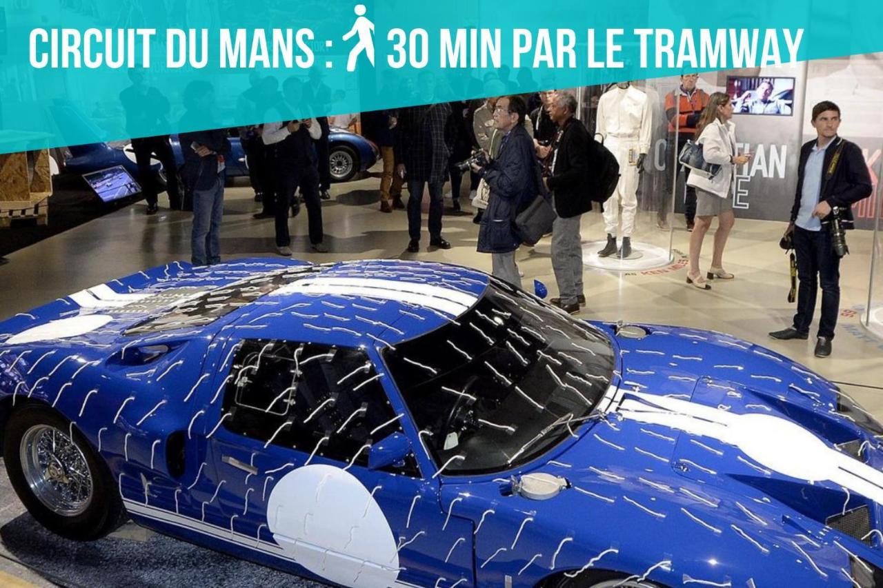 ルマンTramway 12 Rdc Jaures Cosy Proche Gareアパートメント エクステリア 写真